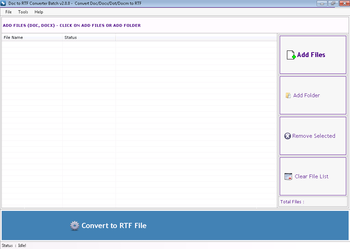 Doc to RTF Converter Batch screenshot 2