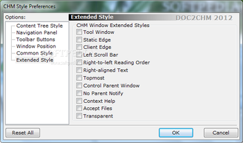 DOC2CHM screenshot 10