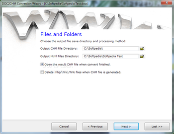 DOC2CHM screenshot 11