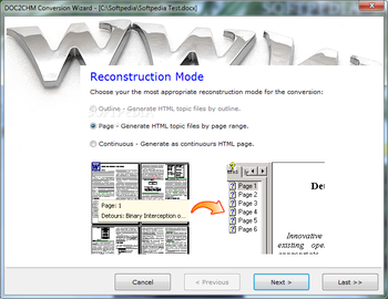 DOC2CHM screenshot 3