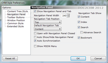 DOC2CHM screenshot 6