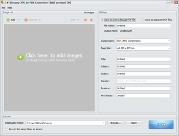 Docany JPG to PDF Converter screenshot