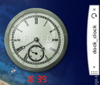 dock_clock screenshot