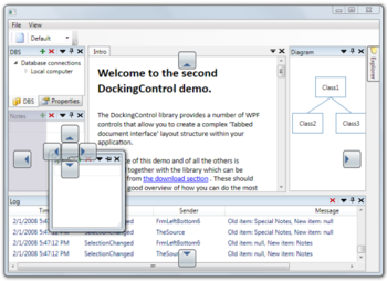 Docking control screenshot