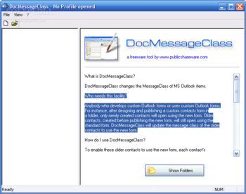 DocMessageClass screenshot