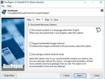 DocRepair screenshot 2