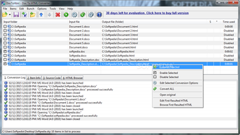 DocToHtml screenshot