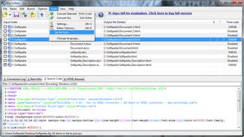 DocToHtml screenshot 6