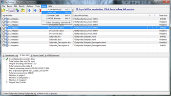 DocToHtml screenshot 7