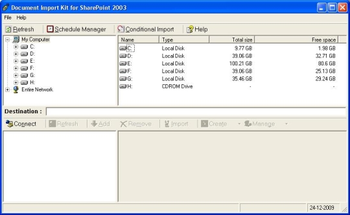 Document Import Kit for SharePoint 2003 screenshot