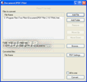 Document2PDF Pilot screenshot 3