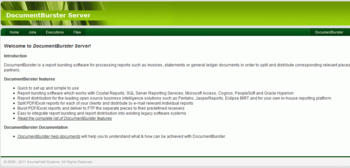 DocumentBurster Server screenshot