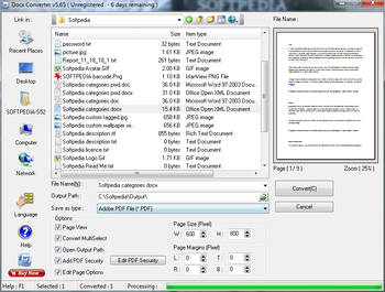 Docx Converter screenshot