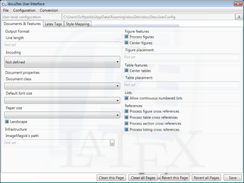Docx2TeX screenshot 2