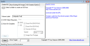 DoISO screenshot