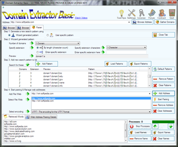 Domain Extractor Basic screenshot 2