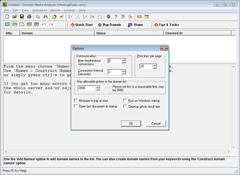 Domain Name Analyzer and Generator screenshot 2