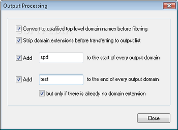 Domain Name Filter screenshot 4