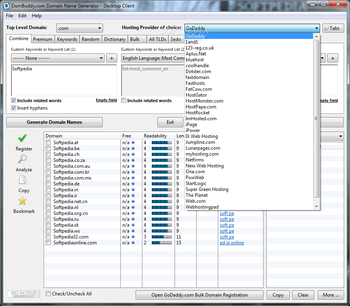 Domain Name Generator Desktop Client screenshot 11