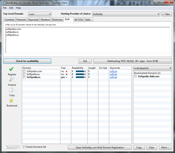 Domain Name Generator Desktop Client screenshot 7