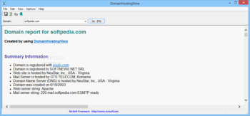 DomainHostingView screenshot