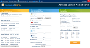 Domains On Fire screenshot