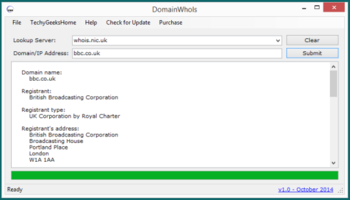 DomainWhoIs screenshot