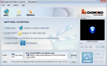 Domino iPod Video Converter screenshot 2