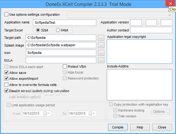 DoneEx XCell Compiler screenshot 2