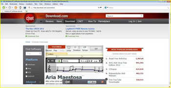 Dooble Web Browser Portable screenshot 2