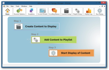 doPublicity Digital Signage Manager screenshot