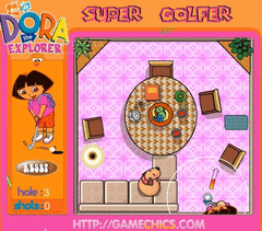 Dora super golfer 2 screenshot 3
