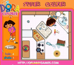 Dora super golfer 2 screenshot 4
