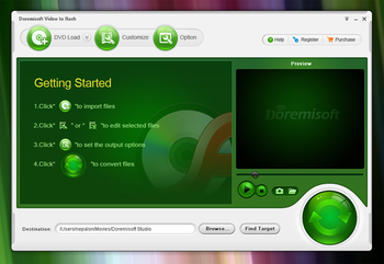 Doremisoft DVD to Flash Converter screenshot 2
