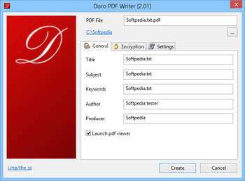 Doro PDF Writer screenshot 2
