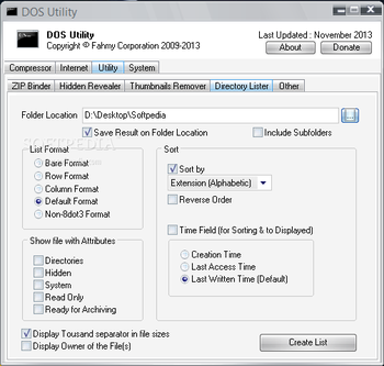DOS Utility screenshot 3