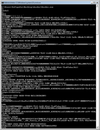 DOSDev screenshot