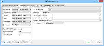 DOSPrinter screenshot 4