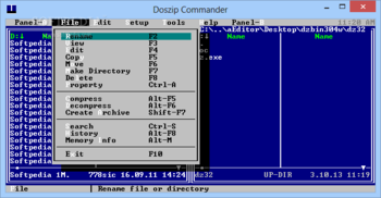 Doszip Commander screenshot 3