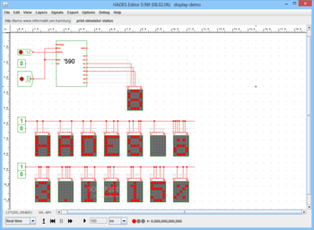 Dot-matrix display screenshot