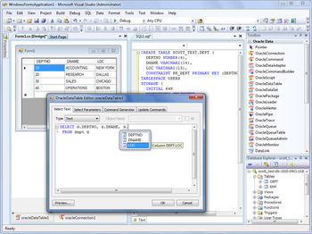 dotConnect for Oracle screenshot 4