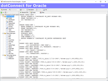 dotConnect for Oracle Express Edition screenshot 3