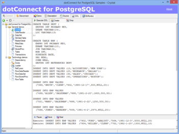 dotConnect for PostgreSQL screenshot