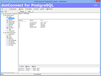 dotConnect for PostgreSQL screenshot 2