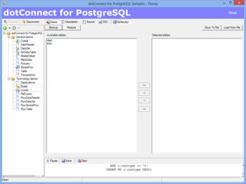 dotConnect for PostgreSQL screenshot 9