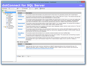 dotConnect for SQL Server Standard screenshot