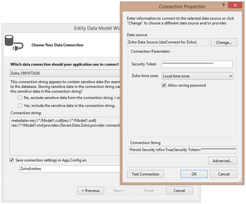 dotConnect for Zoho CRM screenshot