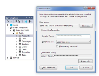 dotConnect for Zoho CRM screenshot 2