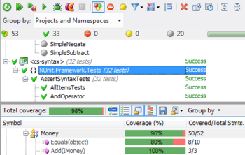 dotCover screenshot