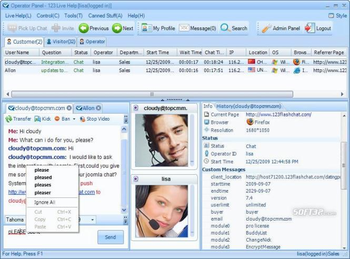 DotNetNuke Live Help Module screenshot 3